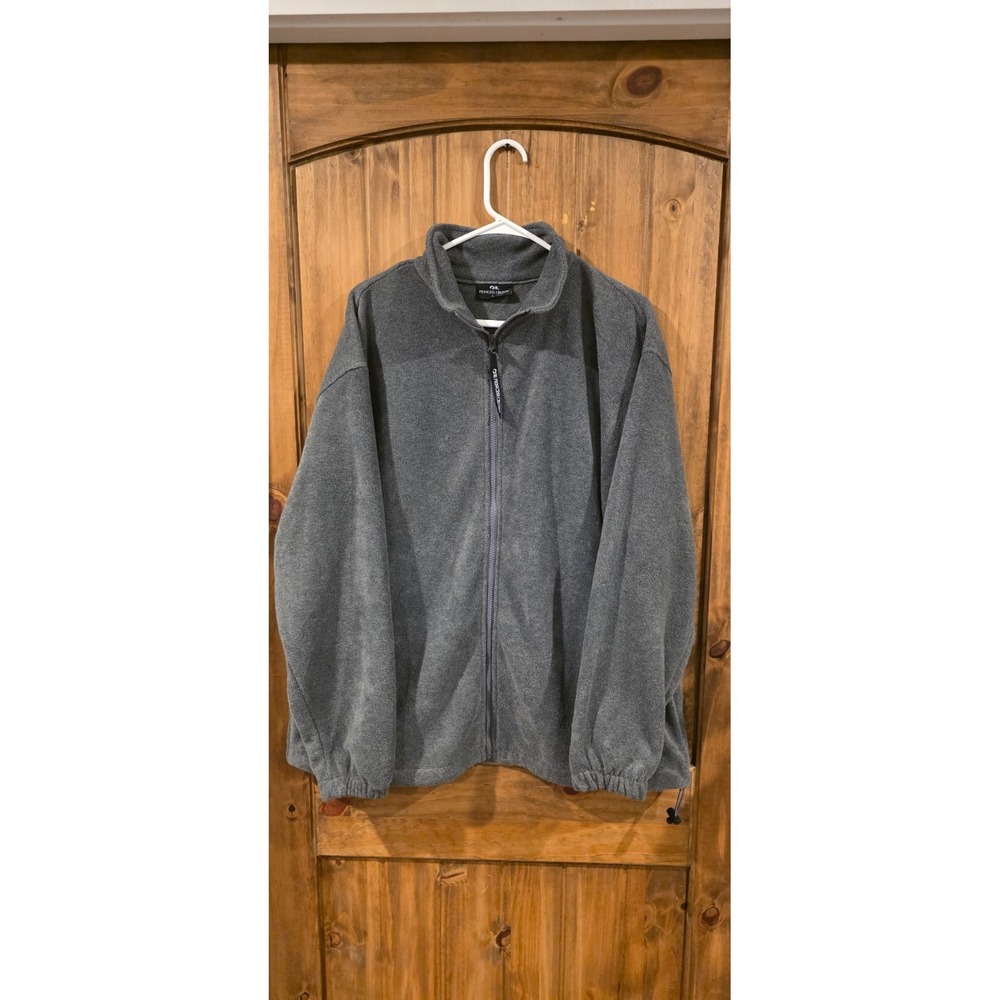Vintage Princess‎ Cruises Fleece Full Zip Jacket Womens Large Gray South America